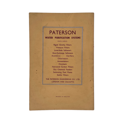 Water Testing Equipment, Seventh Equipment; Paterson Engineering Co Ltd